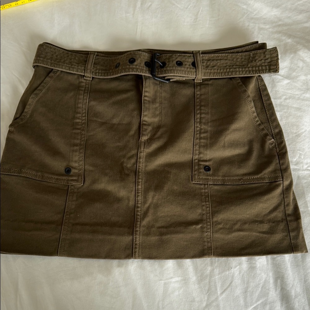 DL1961 Khaki Mini Skirt
